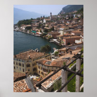 Italien, Provinz Brescia, Limone sul Garda. Stadt