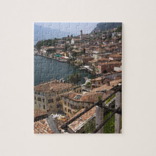 Italien, Provinz Brescia, Limone sul Garda. Stadt Puzzle