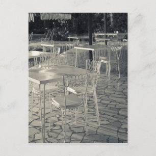 Italien, Provinz Brescia, Sirmione. Café am See Postkarte