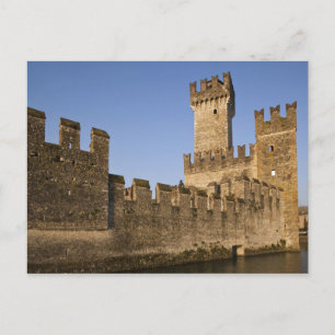 Italien, Provinz Brescia, Sirmione. Castello Postkarte
