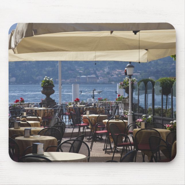 Italien, Provinz Como, Bellagio. Café am See. Mousepad (Vorne)