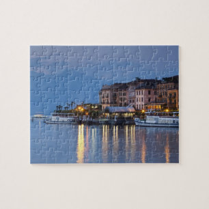Italien, Provinz Como, Bellagio. Stadtsicht, Puzzle