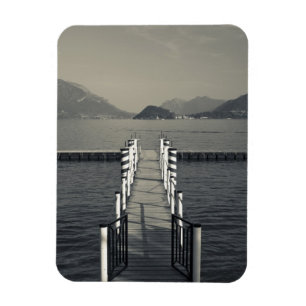 Italien, Provinz Como, Tremezzo. Seebrücke. Magnet