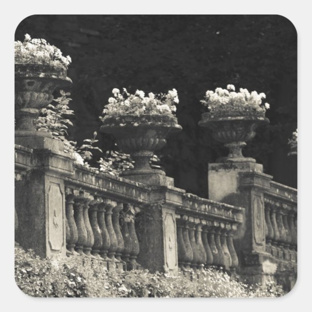 Italien, Provinz Lecco, Varenna. See Quadratischer Aufkleber (Vorderseite)