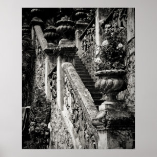 Italien, Provinz Lecco, Varenna. Villa Monastero, Poster