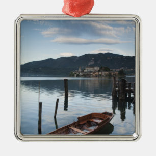 Italien, Provinz Novara, Orta San Giulio. Isola Ornament Aus Metall