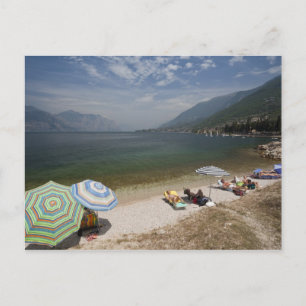 Italien, Provinz Verona, Brenzone. Gardasee Postkarte