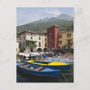 Italien, Provinz Verona, Malcesine. Cassone alt 2 Postkarte