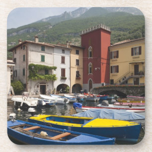 Italien, Provinz Verona, Malcesine. Cassone alt 2 Untersetzer