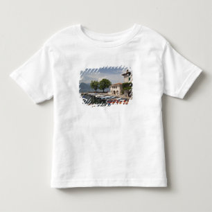 Italien, Provinz Verona, Malcesine. Kassettenalter Kleinkind T-shirt