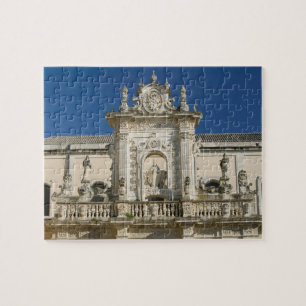 Italien, Puglia, Lecce, Piazza del Duomo, Palazzo Puzzle