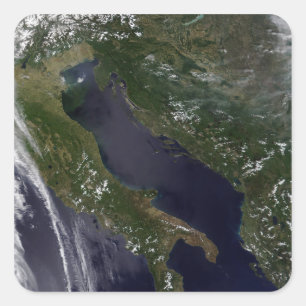 Italien Quadratischer Aufkleber