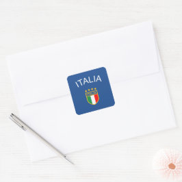 Italien Quadratischer Aufkleber