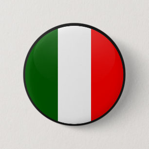 Italien-Qualität Flaggen-Kreis Button