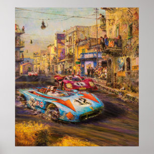 Italien Racing Poster Art