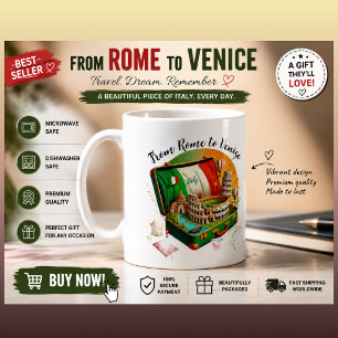 Italien Reise Sehenswürdigkeiten Kaffeetasse Rom
