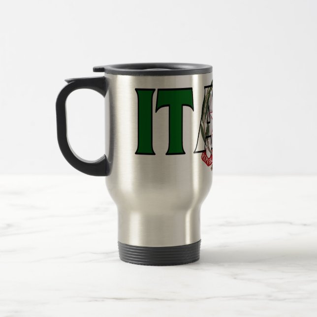 Italien-Reise-Tasse Reisebecher (Links)