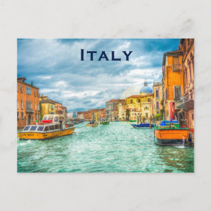 Italien Reisen Vintage Tourismus Zusatz Postkarte