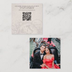 Italien Reisepass Hochzeit QR Begleitkarte