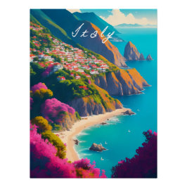 Italien Reiseplakat Poster