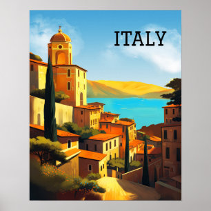 Italien Reiseplakat Poster