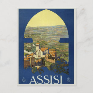 Italien Reiseplakat Postkarte im Vintage-Stil