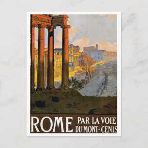 Italien Reiseplakat Postkarte im Vintage-Stil