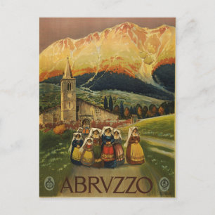 Italien Reiseplakat Vintage Postkarte