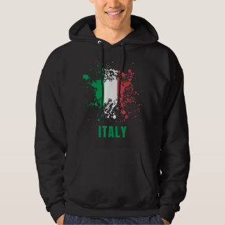 Italien Retro Vintage Wasserfarben Italienische Fl Hoodie