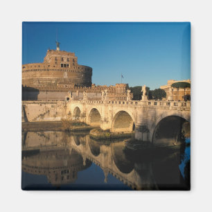 Italien, Rom, Castel Sant'Angelo und Fluss Magnet