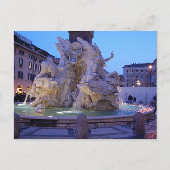 Italien, Rom Postkarte (Vorderseite)