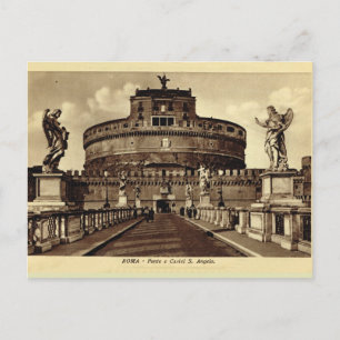 Italien, Rom, Roma, Castel Sant'Angelo Postkarte