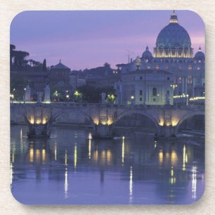 Italien, Rom St. Peter und Ponte Sant Angelo, Getränkeuntersetzer