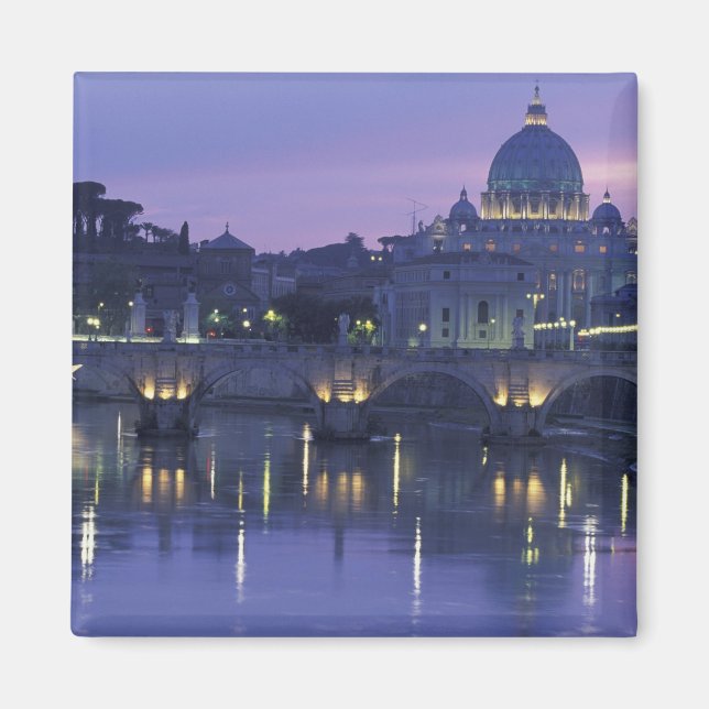 Italien, Rom St. Peter und Ponte Sant Angelo, Magnet (Vorne)