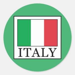 Italien Runder Aufkleber