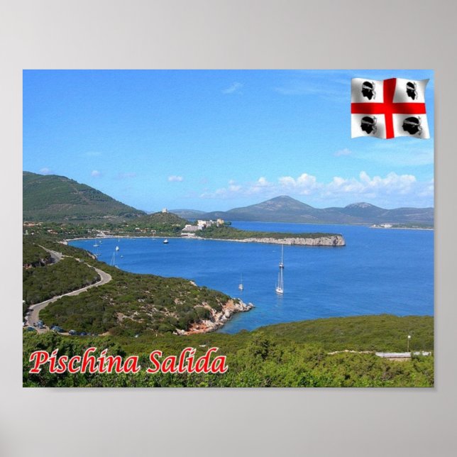 Italien - Sardinien - Alghero - Poster (Vorne)