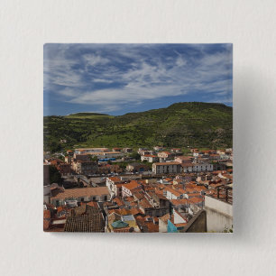 Italien, Sardinien, Bosa. Stadtansicht von Castell Button