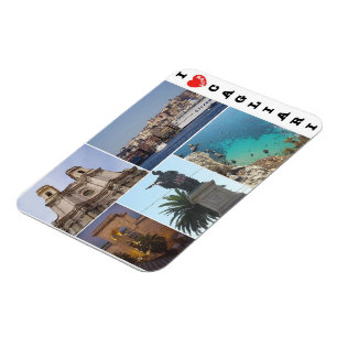 Italien - Sardinien - Cagliari - I Liebe Magnet