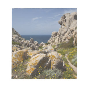 Italien, Sardinien, Santa Teresa Gallura. Capo 2 Notizblock