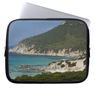 Italien, Sardinien, Solanas. Strand. Laptopschutzhülle