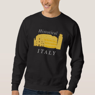 Italien Schiefer Turm von Pisa Colosseum Rom Maila Sweatshirt