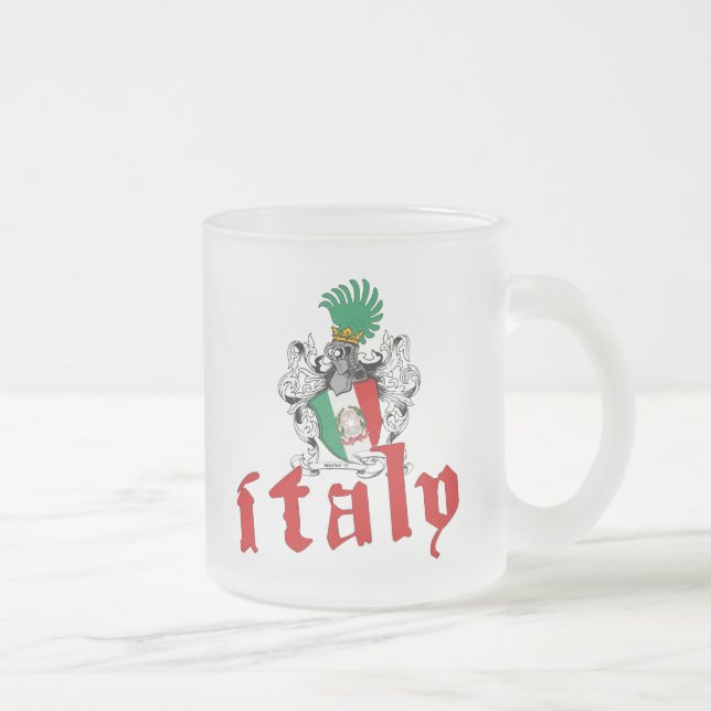 Italien-Schild-Tasse Mattglastasse (Rechts)