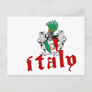 Italien Schildkarte Postkarte