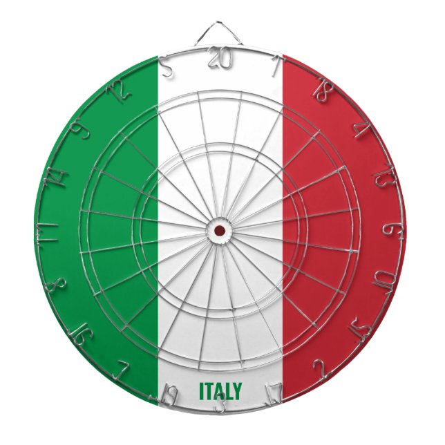 "Italien schlägt!" Patriotisch Dartscheibe (vorne)