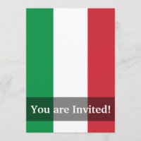 Italien - Schlichte Flagge