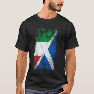 Italien Schottland Flaggen - Italienischer Schotte T-Shirt