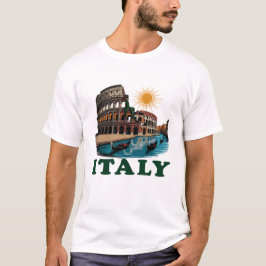 Italien Sehenswürdigkeit Passion T - Shirt Design