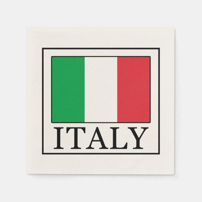 Italien Serviette (Vorderseite)