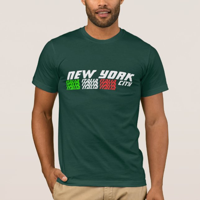 Italien-Shirt. New- YorkShirt T-Shirt (Vorderseite)
