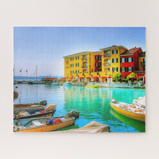 Italien Sirmione Gardasee Puzzle (Horizontal)